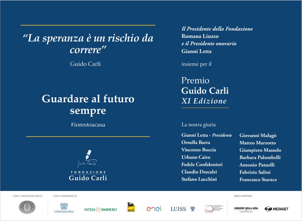 Premio Guido Carli - Corriere della Sera 29 e 23 marzo