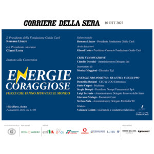 Energie Coraggiose - Forze che fanno muovere il mondo - ADV