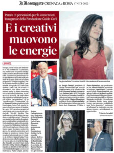 Il Messaggero Roma - E i creativi muovono le energie