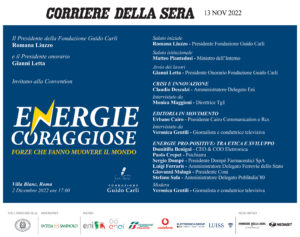 Energie Coraggiose - Forze che fanno muovere il mondo - ADV