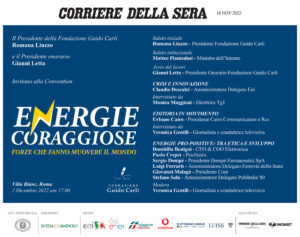 Energie Coraggiose - Forze che fanno muovere il mondo - ADV