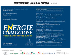 Energie Coraggiose - Forze che fanno muovere il mondo - ADV