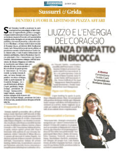 Corriere della Sera Economia - Romana Liuzzo e l'Energia del Coraggio