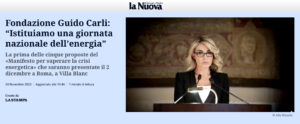 La Nuova Venezia -  Fondazione Guido Carli: 