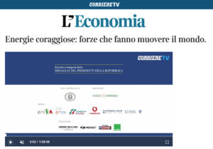 Corriere TV - Energie coraggiose: forze che fanno muovere il mondo.