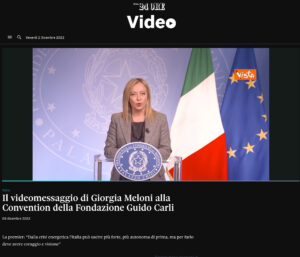 Il Sole 24 Ore Video - Meloni: “E’ tempo di scelte coraggiose che per troppi anni non sono state fatte”