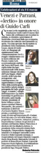 Corriere della Sera Roma - Venezi e Parzani «lectio» in onore di Guido Carli