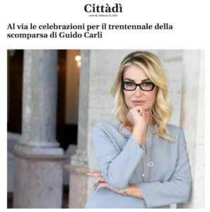 Cittadì - Al via le celebrazioni per il trentennale della scomparsa di Guido Carli