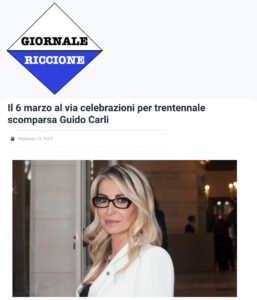 Giornale di Riccione - Il 6 marzo al via celebrazioni per trentennale scomparsa Guido Carli