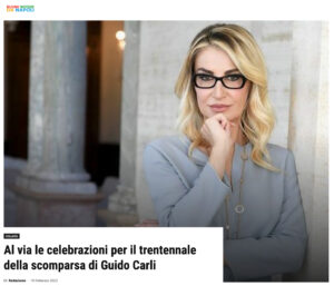 Giovanni Lucianelli - Al via le celebrazioni per il trentennale della scomparsa di Guido Carli