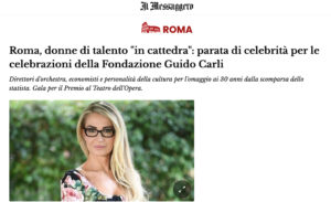 Il Messaggero - Roma, donne di talento 