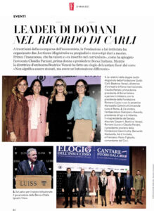 F - LEADER DI DOMANI NEL RICORDO DI CARLI