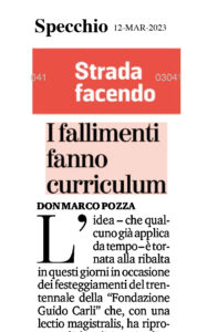 Specchio - I fallimenti fanno curriculum