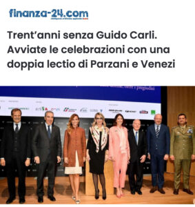Finanza-24 - Trent’anni senza Guido Carli. Avviate le celebrazioni con una doppia lectio di Parzani e Venezi