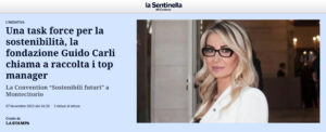La Sentinella del Canavese - Una task force per la sostenibilità, la fondazione Guido Carli chiama a raccolta i top manager