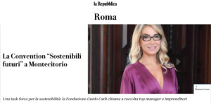 La Repubblica Roma - La Convention “Sostenibili futuri” a Montecitorio