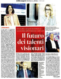 Il Messaggero Cronaca di Roma - Il futuro dei talenti visionari