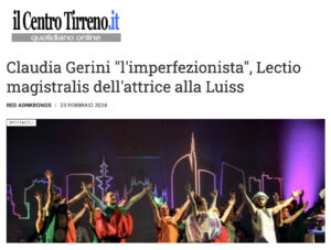 il Centro Tirreno - Claudia Gerini 