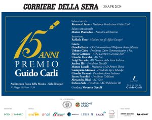 Premio Guido Carli XV Edizione - ADV