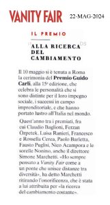 Vanity Fair - Il Premio - Alla ricerca del cambiamento