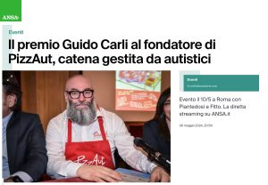 Ansa - Il premio Guido Carli al fondatore di PizzAut, catena gestita da autistici