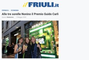 Il Friuli - Alle tre sorelle Nonino il Premio Guido Carli