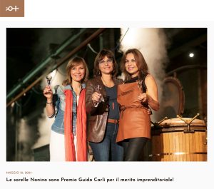 Grappa Nonino - Le sorelle Nonino sono Premio Guido Carli per il merito imprenditoriale!