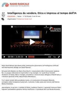 Radio Radicale - Intelligenza da vendere. Etica e impresa al tempo dell'IA