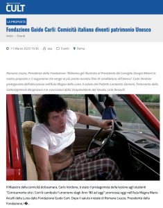 Agenzia Cult - Fondazione Guido Carli: Comicità italiana diventi patrimonio Unesco