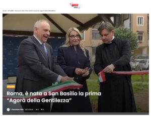Accadeora – Roma, è nata a San Basilio la prima “Agorà della Gentilezza”